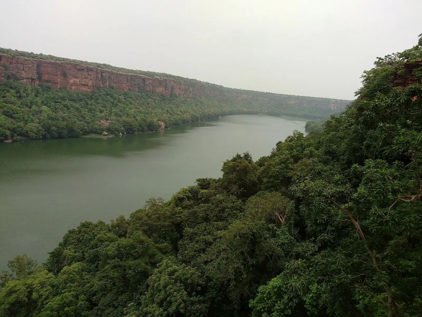 Chambal river gorge at Garadia Mahadev near Kota