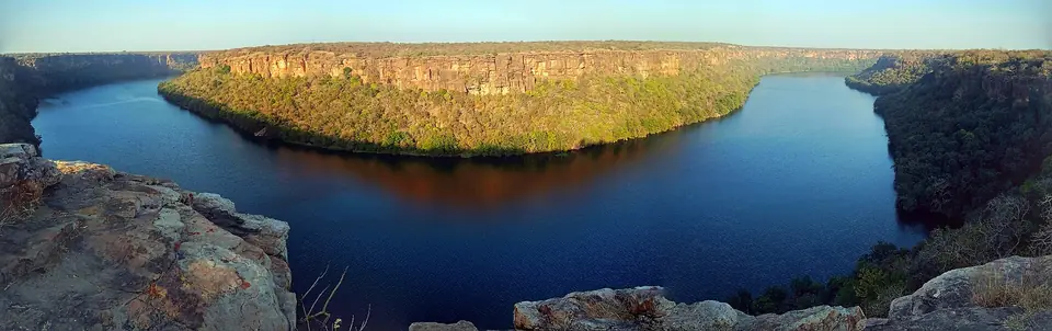 Chambal river gorge at Mukundara Hills National Park