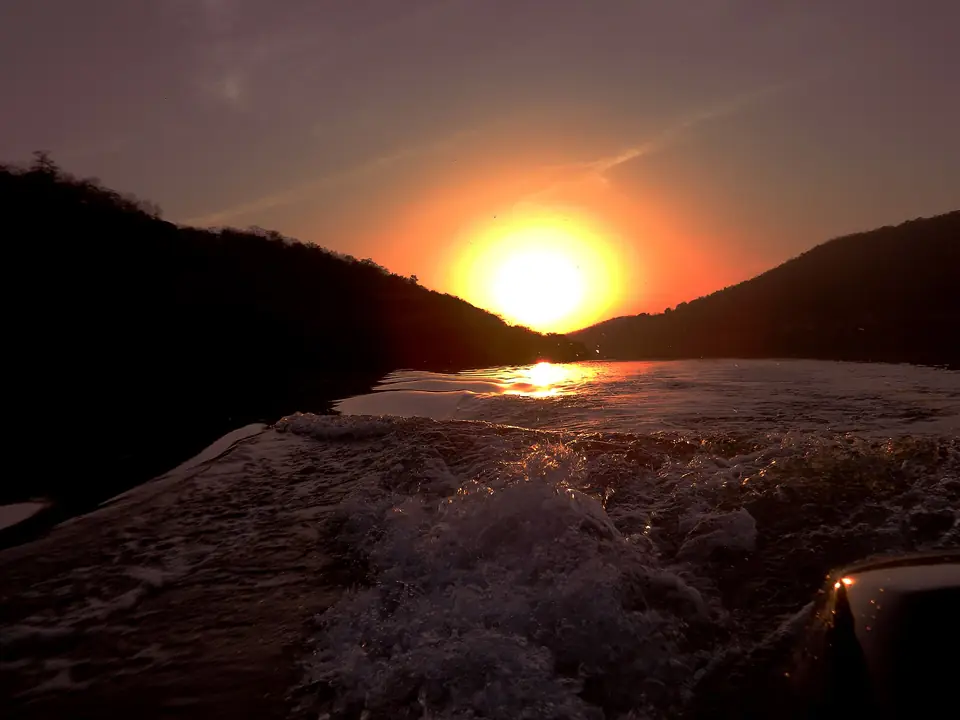 Evening over the Chambal at Kota